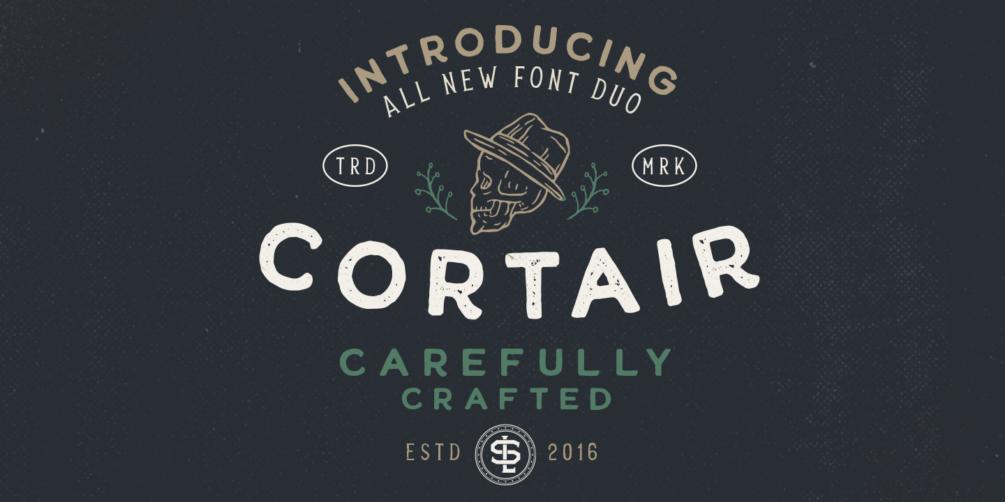 Cortair 3 Font preview